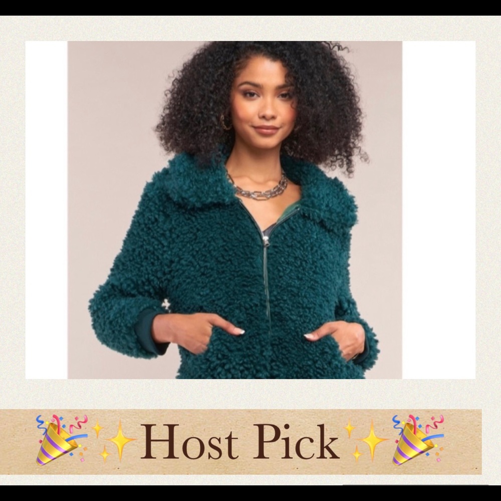 Green Teddy Bear Jacket